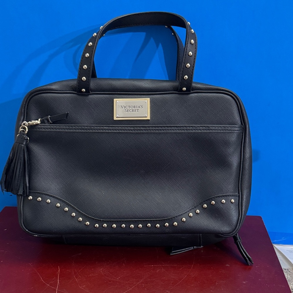 Victoria's Secret Black Studded Tote - Picture 2 of 9